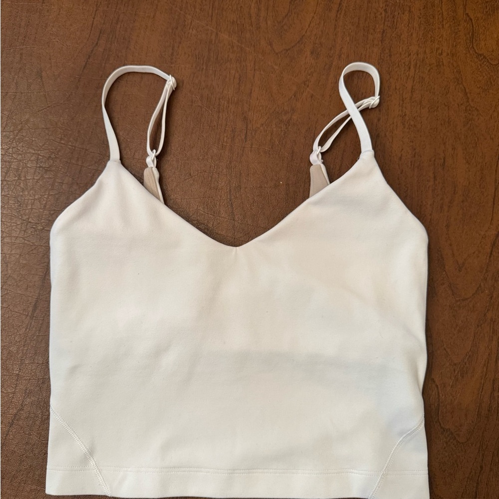 White Lululemon Align Tank